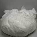 10 Pack White Round Tablecloths, 120 Inch Stain Resistant and Wrinkle Round Table Clothes, Washable Polyester Table Clothes Cover for Kitchen Dining, Wedding Birthday Party, Buffet Restaurant, Banquet