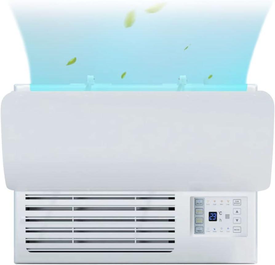 VIOKKO Air Conditioner Deflector for Window Units, Universal Adjustable Air Conditioning Deflector Anti-Wind Baffles Anti Direct Blowing Windshield Wind Guide, 20.83"x10.61" Freely Cut, White