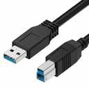 USB3.0 PC/Mac Data Transfer Sync SuperSpeed Cable Cord for Epson Workforce ES-400 ES-500W Color Duplex Document Scanner