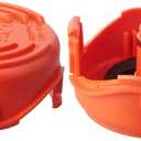 THTEN SF-080 Trimmer Spools Cap Covers Compatible with Black Decker GH3000 LST540 Weed Eater with 90583594 Cap Covers Parts Auto-Feed Single Line (2 Pack)