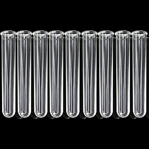 9Pcs Clear Test Tubes for Plant Propagation Station Hydroponic/Flowers for Home Office Desktop Decoration(Test Tube)