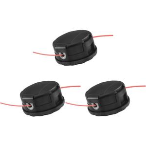 3 Pack String Trimmer Head SRM-225 for Echo Speed Feed 400 SRM-230 SRM225 SRM-210 SRM2100 Echo Weed Eater PAS210 PAS211 PAS225 PAS230 PAS260 Shindaiwa T195S T220 T222 T230 T231 Straight Shaft Trimmer