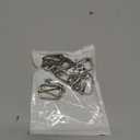 CooBigo 25 Pack 1 Inch Metal Adjustable Slide Buckles Tri-Glide Adjuster Suspender Strap Slider for Purse Bag Hardware Making Supplies Belt Backpack replacement Keeper(Silver)