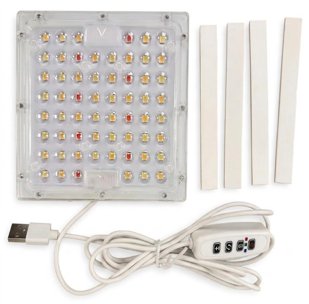 Indoor USB 5V LED Quantum Board Grow Light Full Spectrum Hydroponic Plant Lamp 