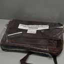 Oak Leathers Leather Messenger Bag for Men and Women - Laptop Briefcase Bag For College, Office, Adjustable Shoulder Strap (Wood)