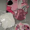 Pink Mouse Birthday Party Decorations Party Balloons, Pink Mouse Party Supplies Include Banner, Hanging Swirls, Foil Balloons, Cake Toppers, Cupcake Toppers, Tablecloth