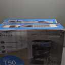 ECOVACS DEEBOT T50 PRO Omni Robot Vacuum and Mop, 3.19 Ultra-Slim, 15,000Pa Suction, ZeroTangle 2.0, TruEdge Edge Cleaning, AIVI 3D Obstacle Avoidance, Auto Mop Wash & Dry, Self-Emptying (Black)