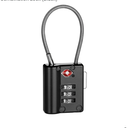 Conair Black Travel Sentry Cable Lock – Cable Lock With Combination Lock (Black)