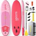 SLOOSH Inflatable Stand Up Paddle Board, Inflatable Paddle Boards with Premium Accessories, Non-Slip EVA Deck, Ultra-Light Carry Bag Pump, Blow Up SUP for All Skill Levels