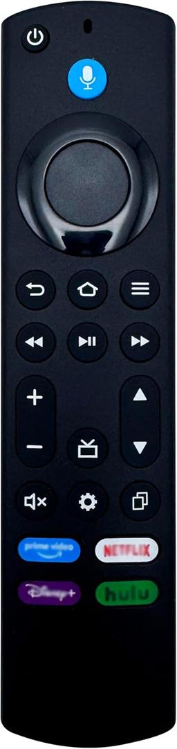 Voice Remote Control Compatible with Hisense Fire-TV Smart TVs, 50U6HF, 58U6HF, 65U6HF, 75U6HF, 43QD65NF, 50QD65NF, 55QD65NF