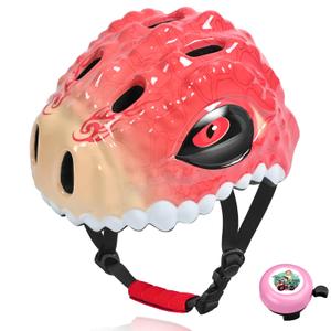 DOJASOHILMI Toddler/Kids Bike Helmet for Boys Girls Adjustable Kids Helmet 3D Lightweight Ventilation and Multi-Sports Scooter Cycling Roller Balance Bike
