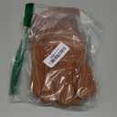 OZERO Work Gloves Winter Insulated Snow Cold Proof Leather Glove Thick Thermal Imitation Lambswool - Extra Grip Flexible Warm for Working in Cold Weather for Men, Women (Brown,Medium) (Brown (Pack of 1))