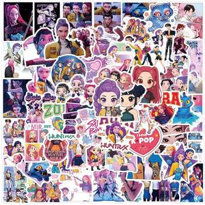 Demon Movie Hunters Stickers for Kids, Huntrix Saja Boys Derpy Sussy Anime Decal for Water Bottle Laptop Toy Sticker for DIY Decorate Bumper Phone Hard Hat Kids Teens Gifts