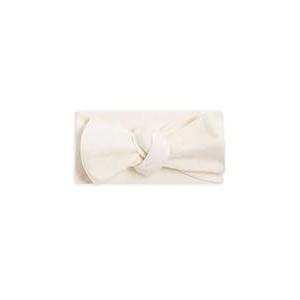 Colored Organics Baby Organic Cotton Hattie Bow Wrap Headband - Ivory