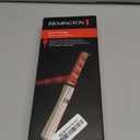 REMINGTON Shine Therapy Argan Oil & Keratin Infused 1 Inch Straight Barrel Curling Wand for Loose Waves, Includes Heat Glove (Champagne)