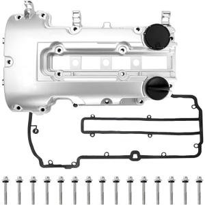 Upgraded Aluminum Engine Valve Cover with Gasket, Compatible with Chevy Cruze 2011-2016,Sonic 2012-2020,Trax 2013-2021,Volt 2011-2015&Buick Encore 2013-2021&Cadillac ELR 2014-2016, Replace# 55573746