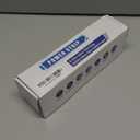 Ultra-Thin Outlet Concealer with Ultra Flat Plug Power Strip 6-Foot Extension Cord, Outlet Cover Concealer, 5 AC Outlets, 1875W for Kitchen, Home and Office (Decorator Wall Outlet Cover, 6 Foot)