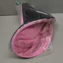 Collapsible Pop Up Laundry Hamper, Extra Large Mesh Foldable Laundry Basket Bag, 28" x 16" x 16", 2 Pack (Black + Pink)