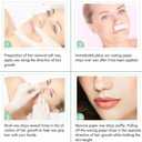 Facial Hair Removal Wax Strips for Women, Low Allergenic, Aloe Vera Scented, 20 Strips