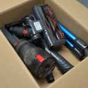 Proscenic Cordless Vacuum Cleaner, 45Kpa 55Mins Runtime, 180°Bendable Wand, Vacuum Cleaners for Home with Green Light, Anti-Tangle Brush, Rechargeable Lightweight Stick Vacuum for Pet Hair, P16(Blue)