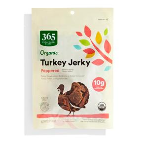 365 by Whole Foods Market, Organic Teriyaki Turkey Jerky, 3 OZ (3 Ounce (Pack of 1))