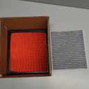 87139-58010 & 17801-25020 Engine Cabin Air Filter Kit Compatible with NOT HYBRID RAV4 2019-2025 Camry 2018-2024 Highlander 2020-2025 Replaces 17801-F0050 87139-0E040