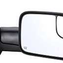ZAPOSTS Towing Mirror Replacement Fit for 02-08 DodgeRam 1500 for 03-09 Dodge Ram 2500 3500 Pickup Truck Power Heated Tow Folding Side View Mirror Passenger Side