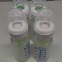Dr. Brown's Anti-Colic Options+ Narrow Glass Baby Bottle with Level 1 Slow Flow Nipple, BPA-Free, 4 oz/120mL, 4-Pack