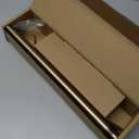 Industrial Curtain Rods 18 to 45 in,Blackout Curtain Rod,Adjustable Length,1 in Diameter Pipe,Wall or Ceiling Mounted,for Bedroom and Living Room (Antique Brass18 to 45)