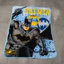 Batman DC Comics Kids Bedding Super Soft Silk Touch Throw, 36 in x 48 in, (Official Licensed Product) by Franco