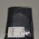 RYB HOME Blackout French Door Curtain, Small Window Drape Thermal Insulated for Kitchen Back Door Classroom Lockdown Garage Half Glass, No Drill Adhesive Privacy Blind, W26 x L40 inch, 1 Panel, Black