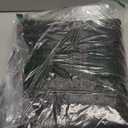 CADARA Fireplace Blocker Blanket Stops Heat Loss, Magnetic Fireplace Draft Stopper, Indoor Fire Place Draft Cover with Hook and Loop Tapes, Cold Air Blocker Save Energy, Black 39" W x 36" H