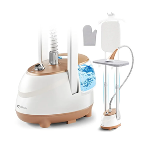 Steamer for Clothes,1800W Standing Garment Steamer with Adjustable Double Rod,Flat and Hanging Ironing,Clothes Steamers with 10 Ironing Modes,30s Fast Heat-up