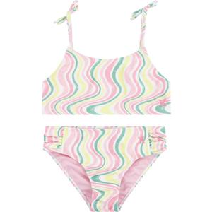 Hurley Girls' Flounce Bikini 2-Piece Swimsuit (Pink)