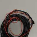 5 Pin Dash Cam Cable,33 Ft 2.5mm Male to 5 Pin Backup Camera Cord,Dash Cam Rear View Camera Ultra Long Cable with Reverse Trigger Wire Fit for Pick-up Trucks,Trailer,RV,SUV,Bus,Farm Machine,etc.