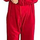 seewavom Cosplay Costume Jumpsuits for Adults Cosplay Christmas Costumes Party Kigurumi Pajamas, Small