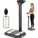 GE Smart Scale Body Weight BMI Fat, Segmental Data Dual-Frequency Bend-Free