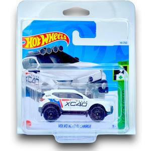 Hot Wheels - Volvo XC40 Recharge - HW Green Speed 2/10 - HTC81 - Short Card - Compact SUV - White - Mattel 2024-1:64