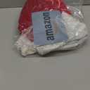 XAMSHOR Red Christmas Tree Skirt 32 Inches Snow Sequin Embroidery with White Trim Border Decor for Xmas Holiday Party Ornaments