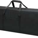 Urbanstand 52 Inch Large Duffle Bag for Travel Camping Sport Equipment Storage Bag with 2-way Lockable Zippers (Black)