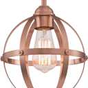 Westinghouse 6362100 Stella Mira One-Light Indoor Mini Pendant, Washed Copper Finish