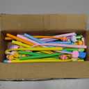 LiYiQ 50 PCS Easter Stress Relief Bobblehead Pens Fun Cute Pen Fidget Pens Kawaii Easter Eggs Rabbit Chicken Rainbows Gnome Shape Pen for Classroom Prizes, Office Supplies