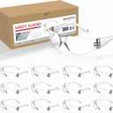 safety goggles, scratch resistant and impact resistant fully transparent goggles, certified by ANSI Z87.1