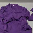 Ekaliy Women's Ruched Bodycon Midi Dress Mock Neck Long Sleeves Party Club Dresses (Dark Purple) Small