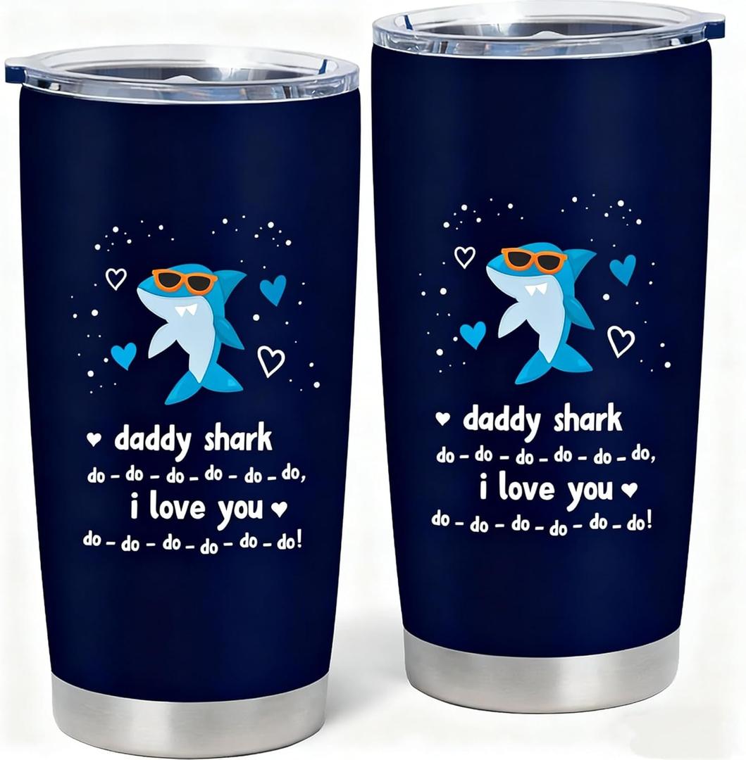 Birthday Gift For Dad - Father's Day Gifts from Daughter, Son, Kids - Husband Gift - Birthday Present Ideas For Father, New Papa, Bonus Father From Daughter, Son - 20 Oz Tumbler
