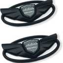 2 Pieces fit Genes Logo Front+ Trunk Stickers Emblem Badges 2010-2017 Fit Genesis Art of Speed Coupe Wing Car Accessories (Genes -Black)