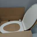 Kohler K24495-A-96 Border Elongated Closed-Front Toilet Seat with Soft Close and Quick Release Biscuit