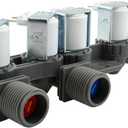 AJU75152602 Washer Inlet Valve Assembly compatible with lg WT7100CW, WT7150CW, WT7300CV, WT7300CW, WT7400CW, WT7800CW, WT7900HBA, WT7305CV, WT7400CV, WT7800CV WT7155CW, WT7405CV, WT7405CW etc Series