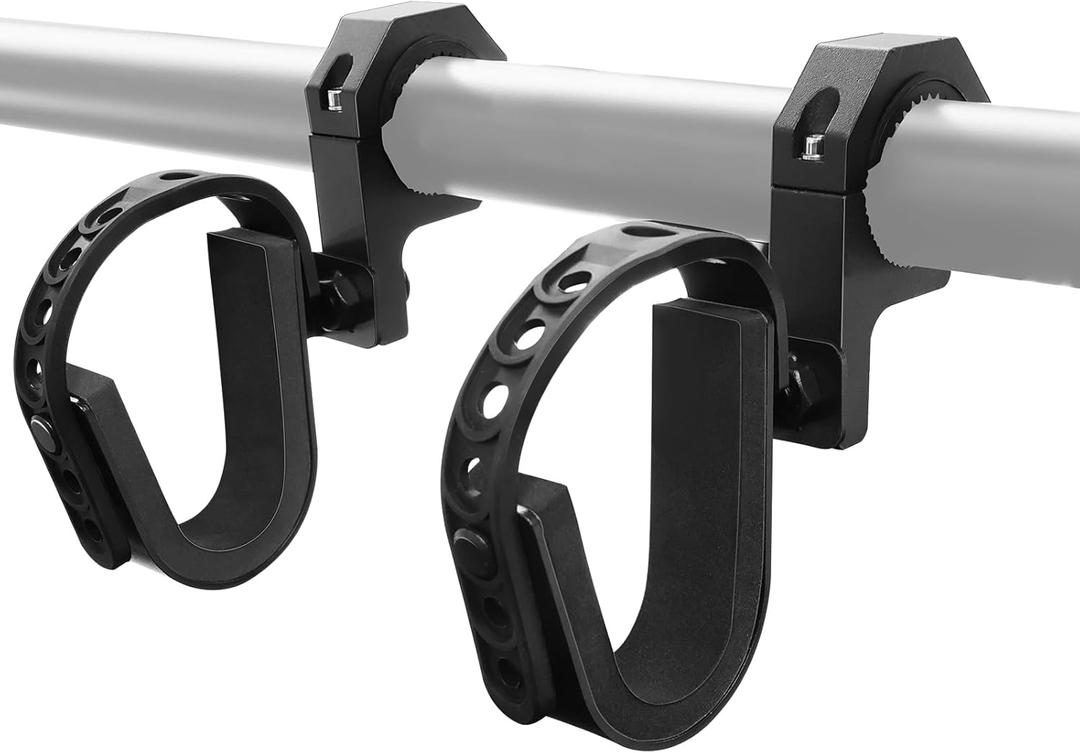 StarknightMT UTV Gun Holder - Roll Bar Tool Gun Rack Fits for 1", 1.5",1.75", and 2" Roll Bar UTV Rack, Gun Mount Compatible with Polaris RZR Ranger Can-Am Kawasaki Snowmobile Golf Cart