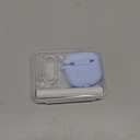 for Airpods 4th Case Cover, Come with Cleaner Kit,Soft Skin Silicone Case Cover with Keychain, Full Protective Case for Men and Women, Compatible with AirPods 4th Generation Case,Sky Blue